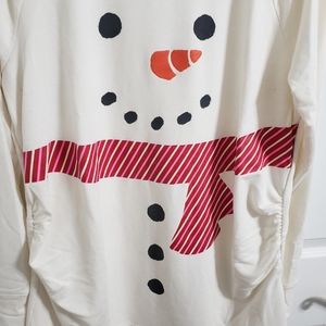 A:glow Snowman Maternity Tunic Shirt
